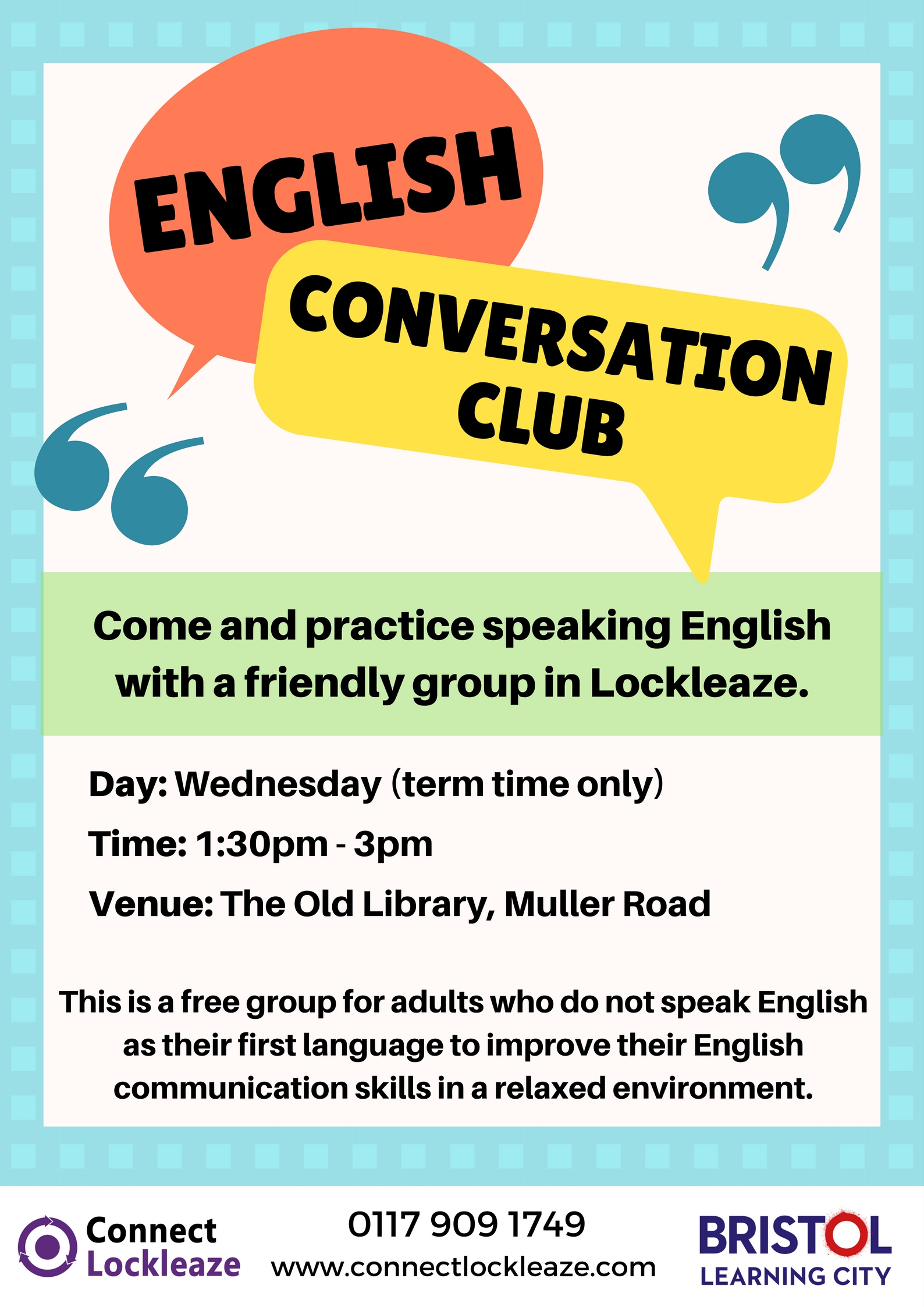 English Conversation Club The Old Library Eastville