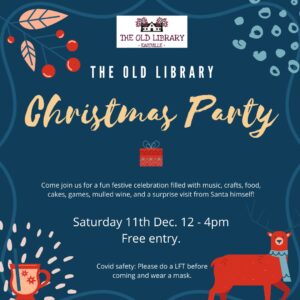 The Old Library Christmas Party Flyer